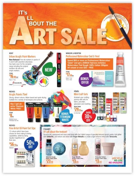 It's all about the ART SALE! | Current Promotion