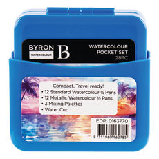 Byron Watercolour Pocket Travel Set