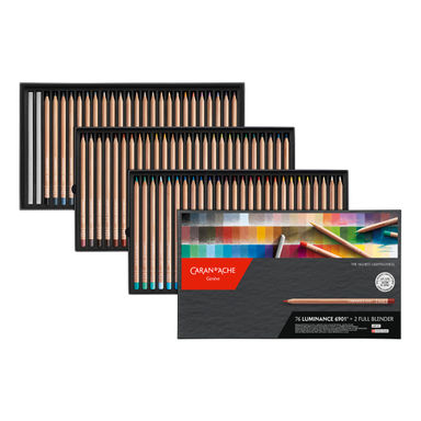 Caran d'Ache Luminance 6901™ Colour Pencil 76+2 Full Blenders Box Set
