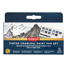 Derwent Tinted Charcoal Paint Pans