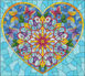 Stained Glass Heart