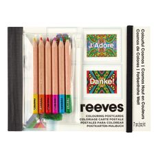 Reeves Colouring Postcards