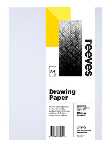 REEVES Drawing & Sketching Pad - A4 / A3 Size