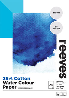 Reeves 25% Cotton Watercolour Pads