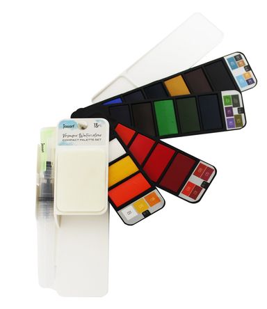Jasart Watercolour Voyager Compact Palette Sets