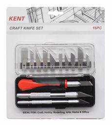 Kent #1 Craft Knife Set 16pc
