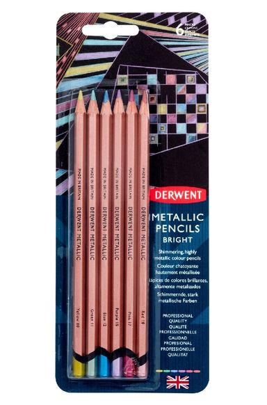 Derwent Metallic Pencils (Non-Soluble)