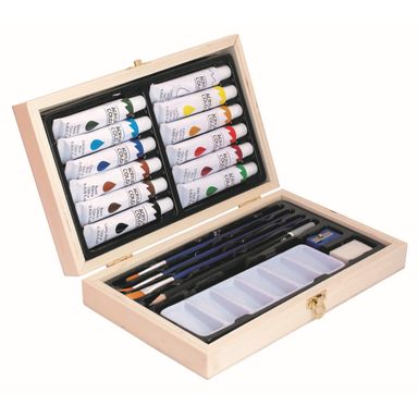 Jasart Acrylic Wooden Box Set