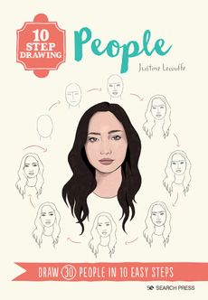 10 Step Drawing Books: People