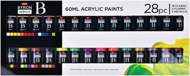 Jasart Byron Acrylic 60ml Paint Set of 28