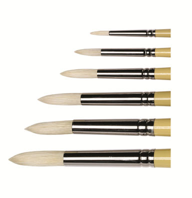 Winsor & Newton Artists' Hog Brushes Round