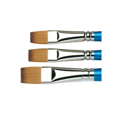 Winsor & Newton Cotman Brushes Series 555 Long Handled Short Flat/Bright