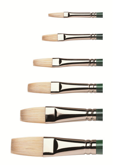 Winsor & Newton Winton Hog Brushes Long Flat