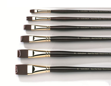 Winsor & Newton Galeria Brushes Short Flat