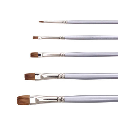 Jasart Red Sable Short Flat Brushes