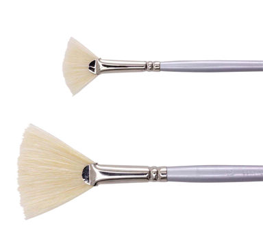 Jasart Hog Bristle Fan Brushes