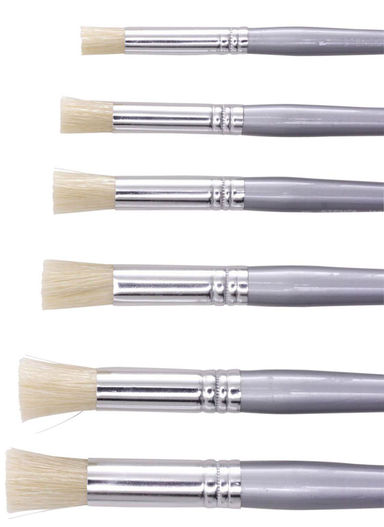 Jasart Hog Bristle Stencil Brushes