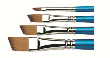 Winsor & Newton Cotman Brushes Series 667 Short Handled Angled