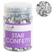Star Confetti 60gm - Silver
