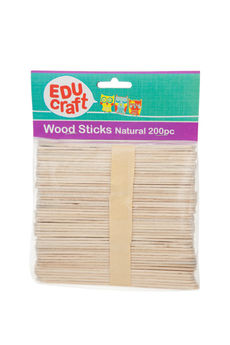 Educraft Wood Sticks Natural