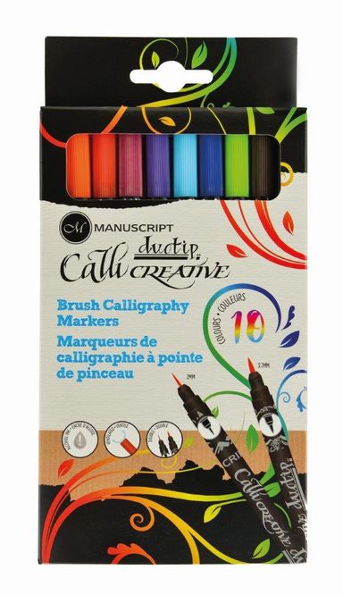 Manuscript Callicreative Permanent Brush Duotip Markers
