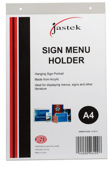 Jastek Hanging Menu / Sign Holder