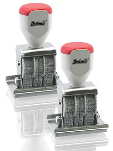 Deskmate Rubber Text / Die Plate Stamps