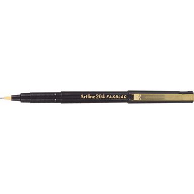 Artline 204 Faxblac Fineliner Pen 0.4mm
