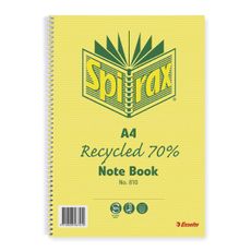 Spirax Recycled Notebooks