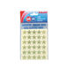 135 Labels Gold Star (Pack 135)