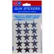60 Labels Silver Star (Pack 60)