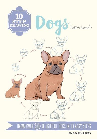 10 Step Drawing Books: Dogs