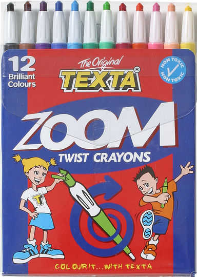TEXTA Zoom Twist Crayons