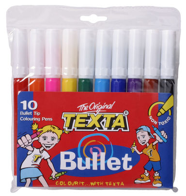 TEXTA Bullet Tip Colouring Pens