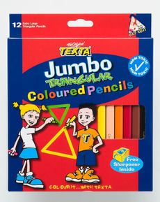 TEXTA Jumbo Coloured Pencils