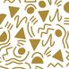Wide 10mm Nib Metallic Gold