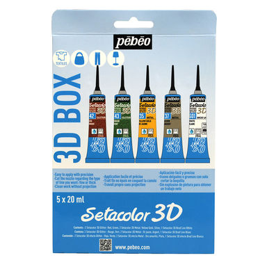Pebeo Setacolor Fabric 3D Effect Sets