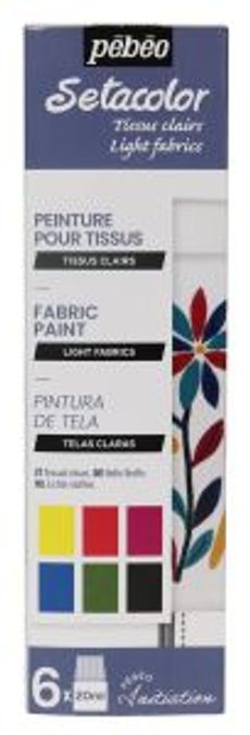 Pebeo Setacolor Light Fabric Set