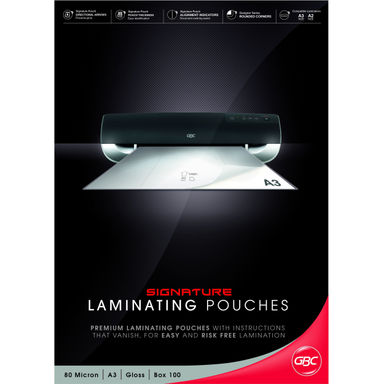 GBC Ibico Signature Laminating Pouches 80mic