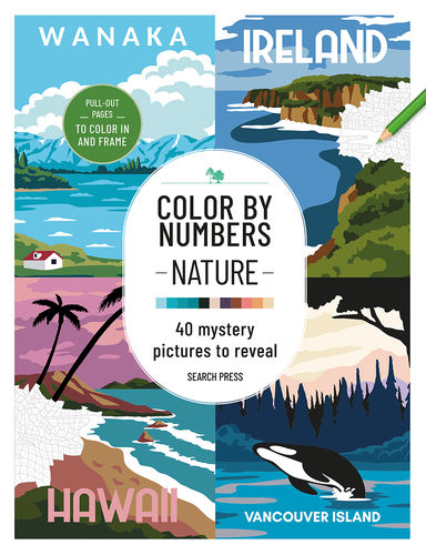 Colour by Numbers Nature Book