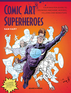 Comic Art Superheroes Book