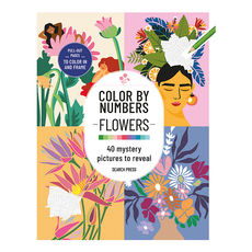 Colour by Numbers Flowers Book