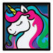 Unicorn 25x25cm
