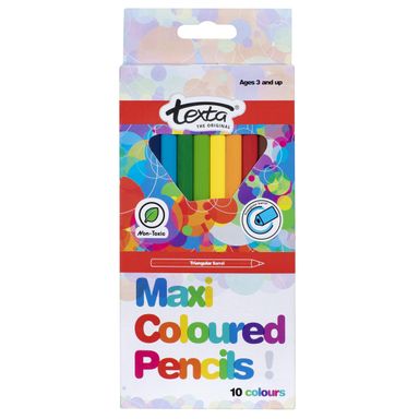 TEXTA Triangular Coloured Pencils