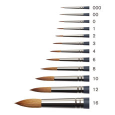 Winsor & Newton Professional Watercolour Synthetic Brushes Round
