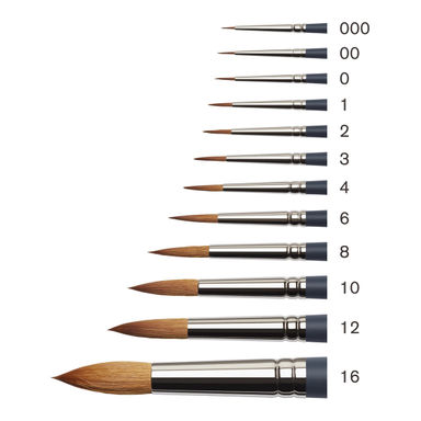 Winsor & Newton Professional Watercolour Synthetic Brushes Round