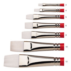 Winsor & Newton University Series 234 Synthetic Brushes Flat