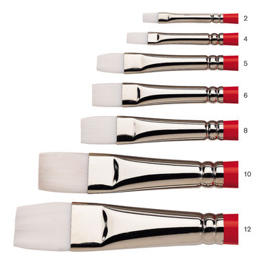 Winsor & Newton University Series 234 Synthetic Brushes Flat