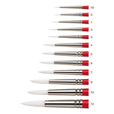 Winsor & Newton University Series 233 Synthetic Brushes Round